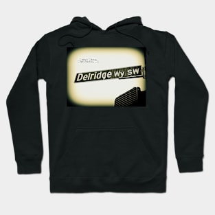 Delridge Way Southwest, West Seattle, Washington by Mistah Wilson Hoodie